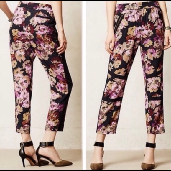 Anthropologie Pants - Anthropologie Lila Floral Pants XS